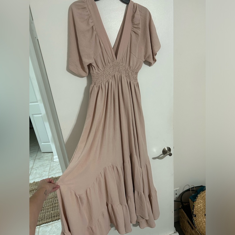 Pale pink gown